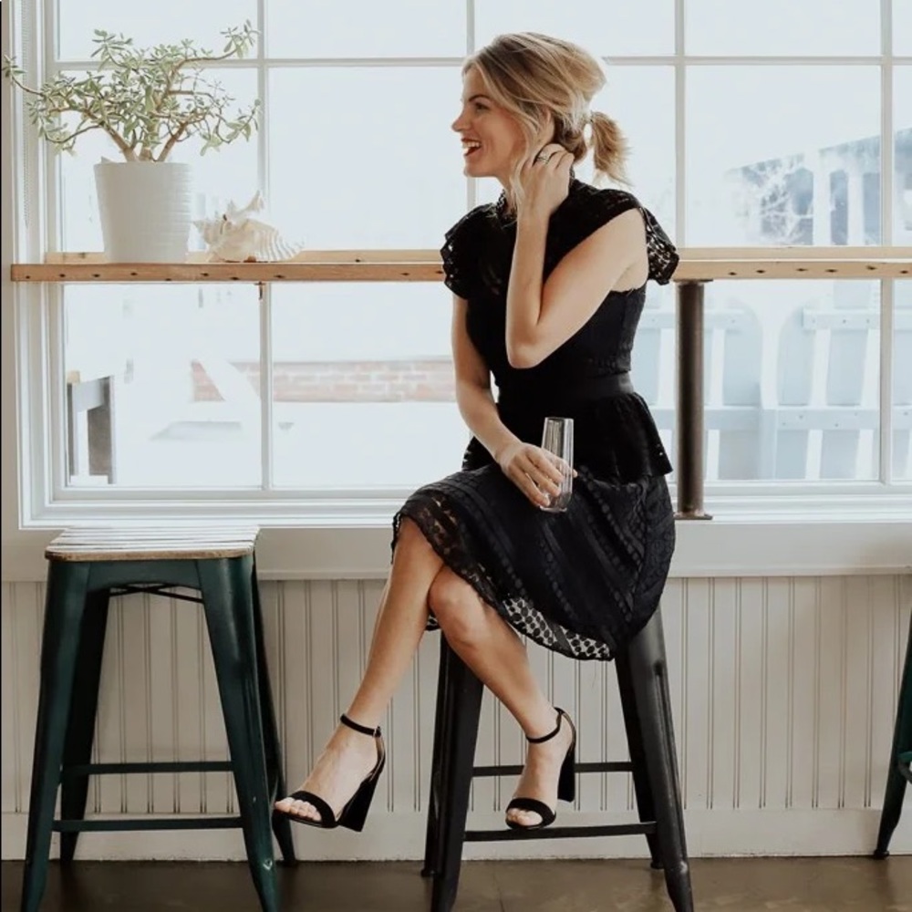 Chelsea28 Black Dress